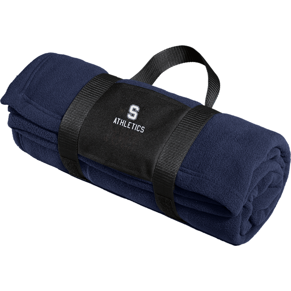 Midd South Athletics Fleece Blanket with Carrying Strap