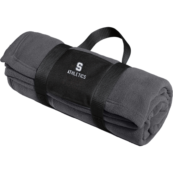 Midd South Athletics Fleece Blanket with Carrying Strap