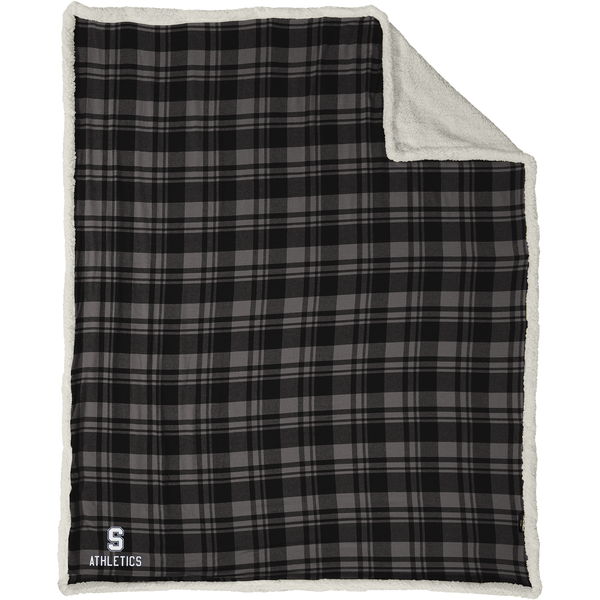 Midd South Athletics Flannel Sherpa Blanket