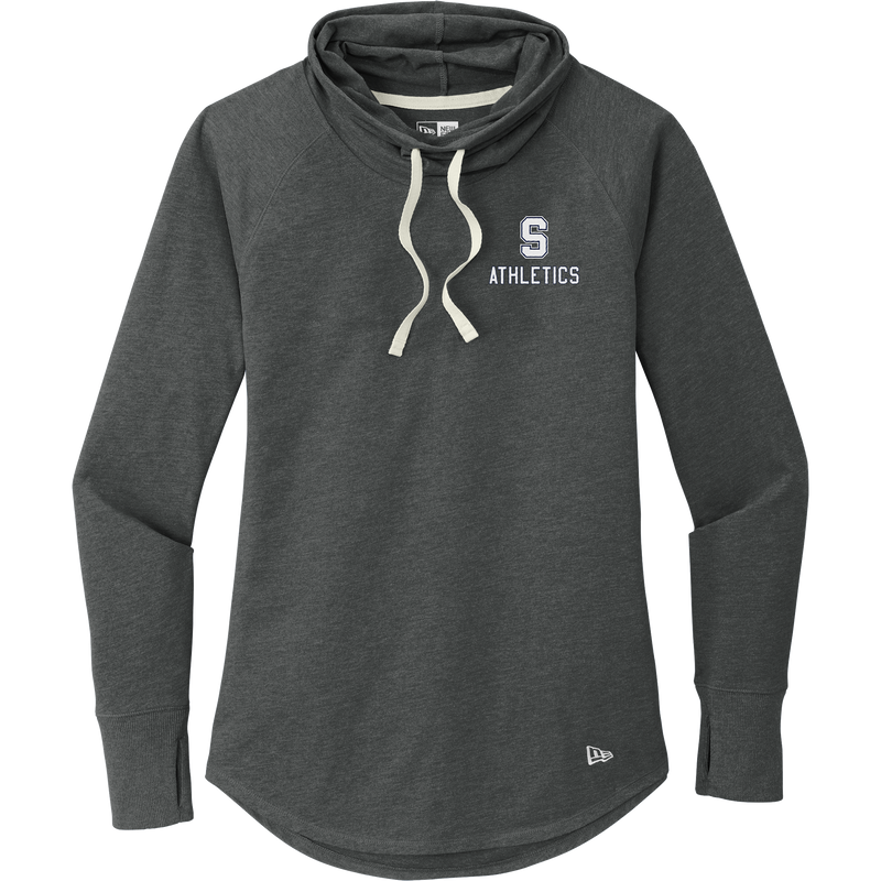 Midd South Athletics New Era Ladies Sueded Cotton Blend Cowl Tee