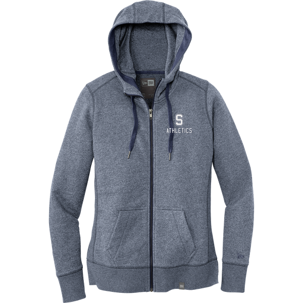Midd South Athletics New Era Ladies French Terry Full-Zip Hoodie
