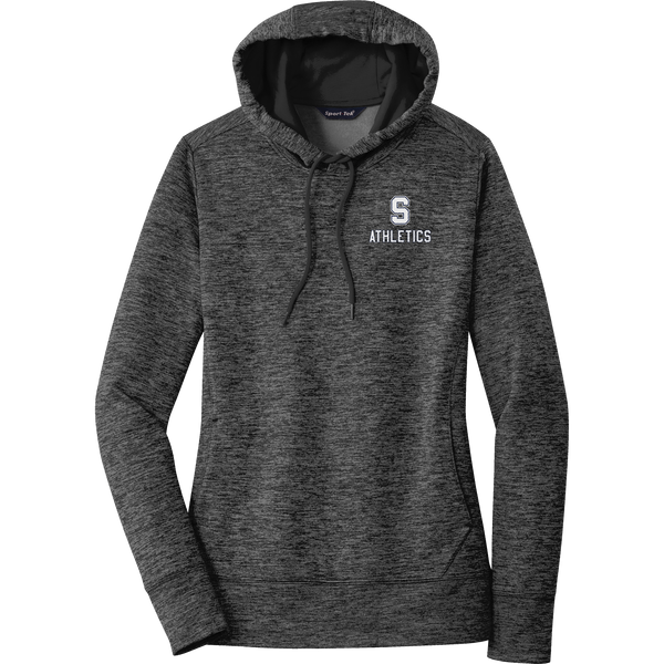 Midd South Athletics Ladies PosiCharge Electric Heather Fleece Hooded Pullover