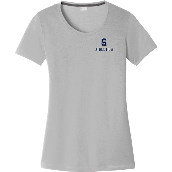 Midd South Athletics Ladies PosiCharge Competitor Cotton Touch Scoop Neck Tee