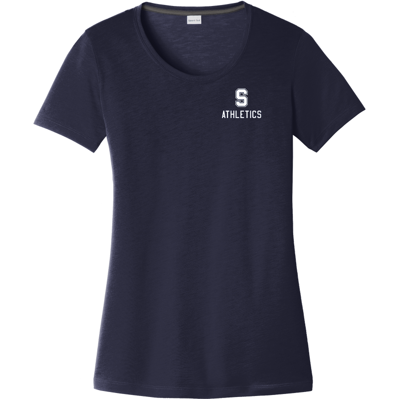 Midd South Athletics Ladies PosiCharge Competitor Cotton Touch Scoop Neck Tee