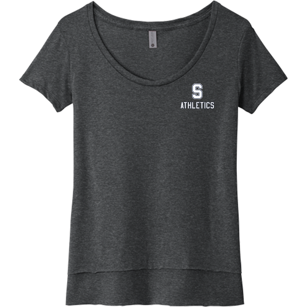 Midd South Athletics Womens Festival Scoop Neck Tee