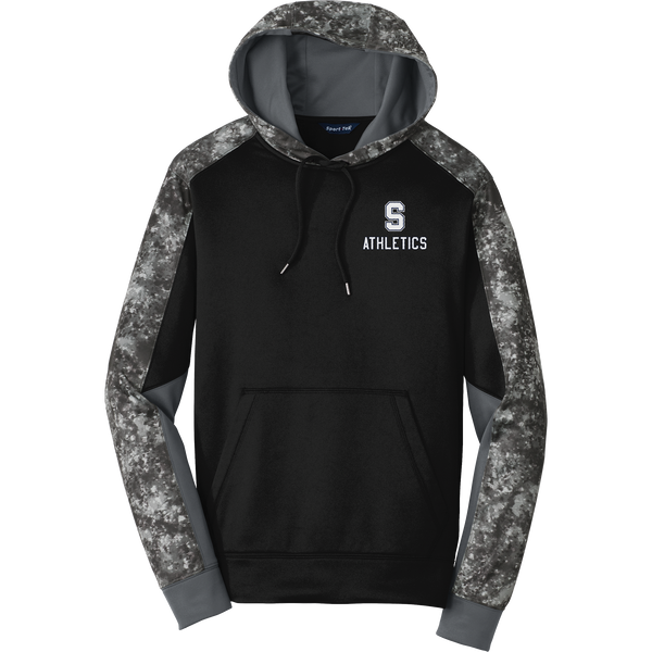 Midd South Athletics Sport-Wick Mineral Freeze Fleece Colorblock Hooded Pullover