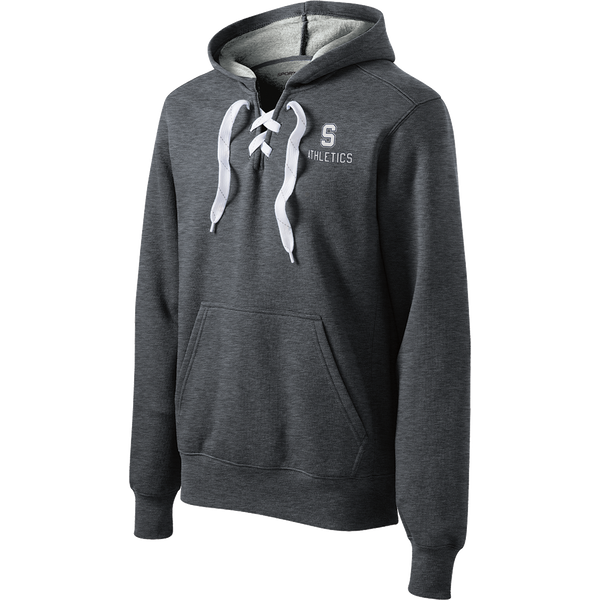 Midd South Athletics Lace Up Pullover Hooded Sweatshirt
