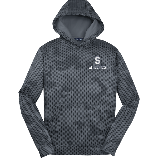 Midd South Athletics Youth Sport-Wick CamoHex Fleece Hooded Pullover