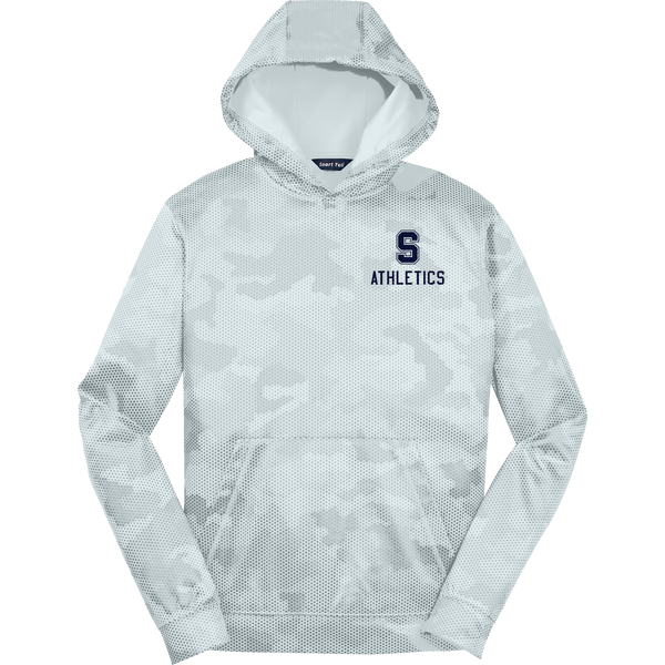 Midd South Athletics Youth Sport-Wick CamoHex Fleece Hooded Pullover