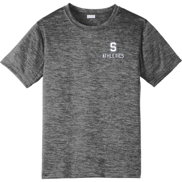 Midd South Athletics Youth PosiCharge Electric Heather Tee
