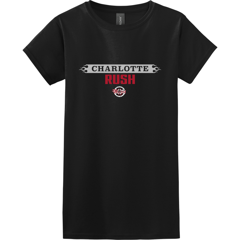 Charlotte Rush Hockey Softstyle Ladies T-Shirt