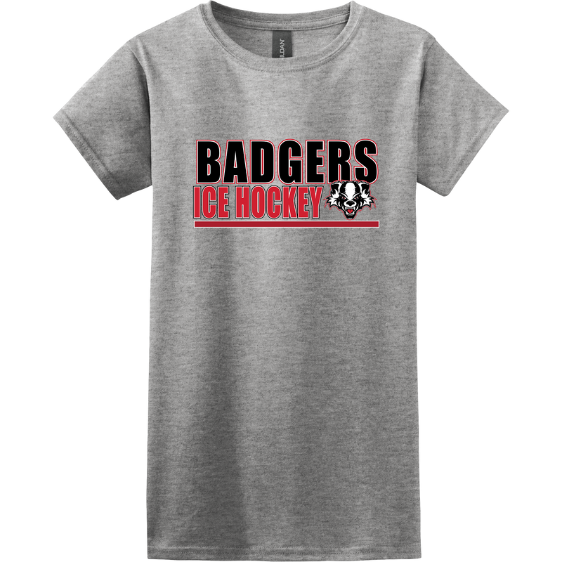 Scary Badgers Softstyle Ladies' T-Shirt