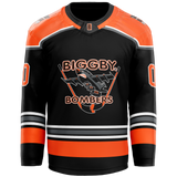 Biggby Coffee Hockey Club Tier 2 Bombers Adult Goalie Sublimated Jersey