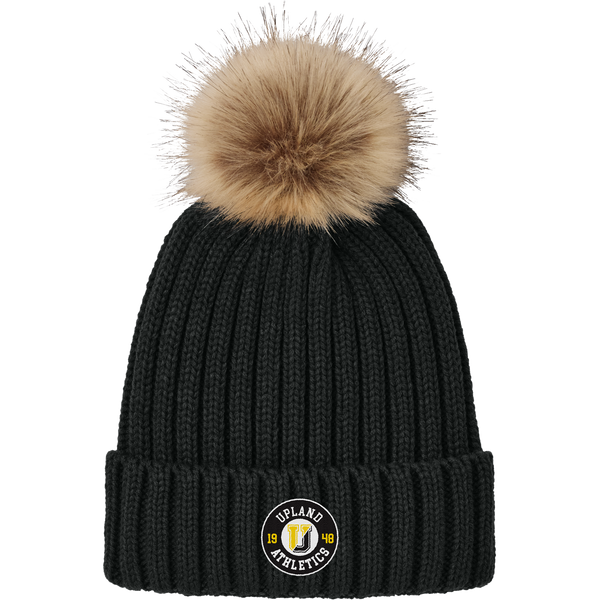Upland Athletics Faux Fur Pom Beanie
