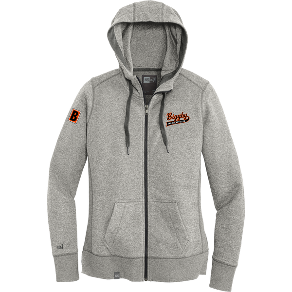 Biggby Coffee AAA New Era Ladies French Terry Full-Zip Hoodie