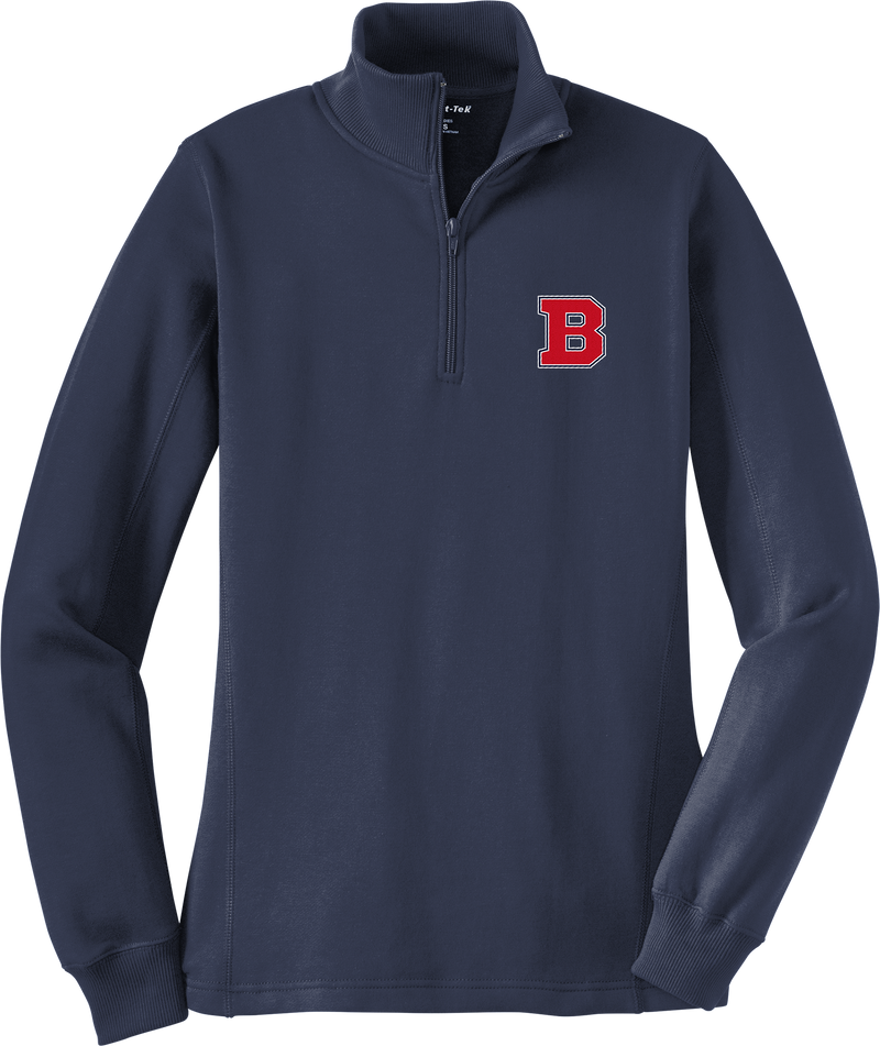 CT Bobcats Ladies 1/4-Zip Sweatshirt