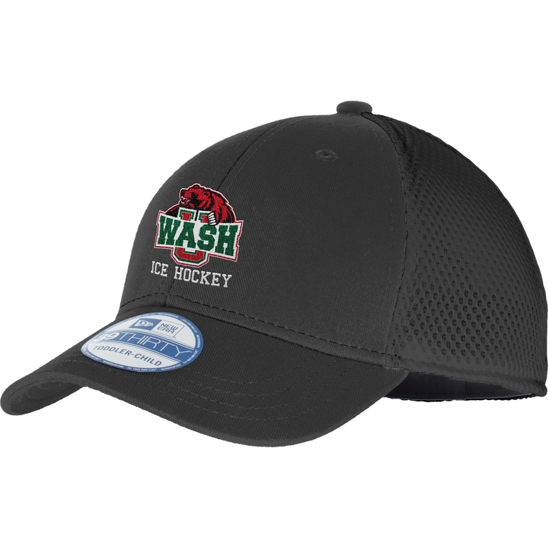 Wash U New Era Youth Stretch Mesh Cap