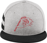 South Pittsburgh Rebellion New Era Shadow Heather Striped Flat Bill Snapback Cap