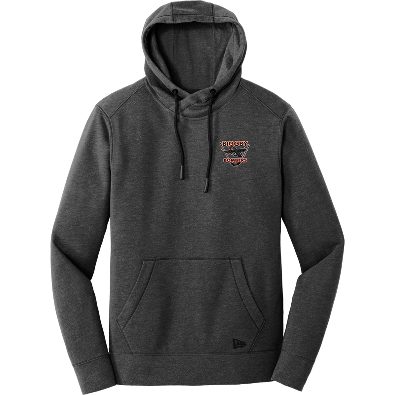 Biggby Bombers New Era Tri-Blend Fleece Pullover Hoodie