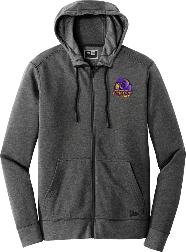 Youngstown Phantoms New Era Tri-Blend Fleece Full-Zip Hoodie