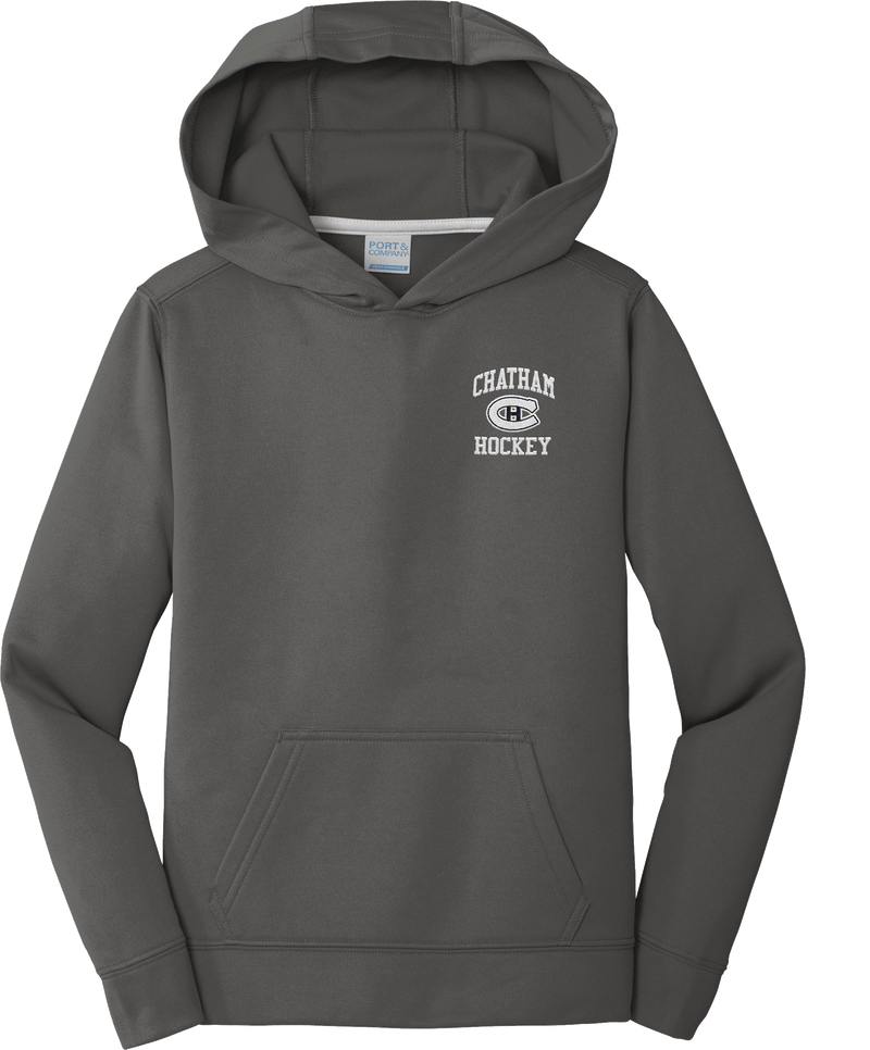 Chatham Hockey Youth Performance Fleece Pullover Hooded Sweatshirt