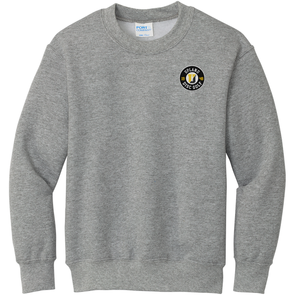 Upland Disc Golf Youth Core Fleece Crewneck Sweatshirt