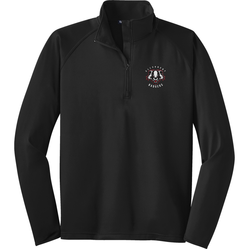 Scary Badgers Sport-Wick Stretch 1/4-Zip Pullover