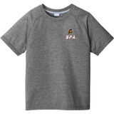 Seacoast Spartans (SPA) Youth PosiCharge Tri-Blend Wicking Raglan Tee